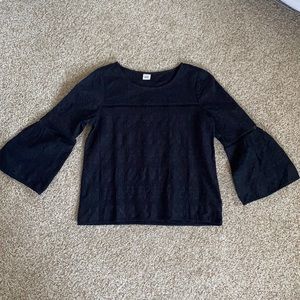 GAP Cropped Pattern-Stitched Top, Size XS